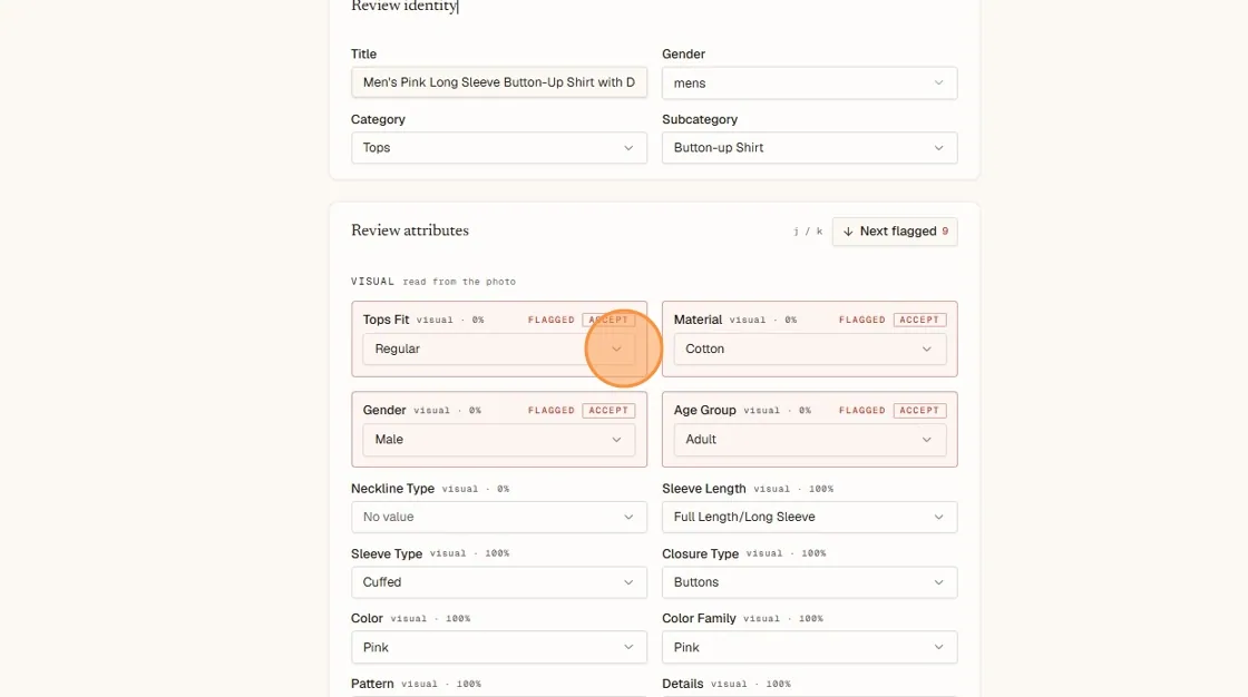 If it is correct, select “Accept”.