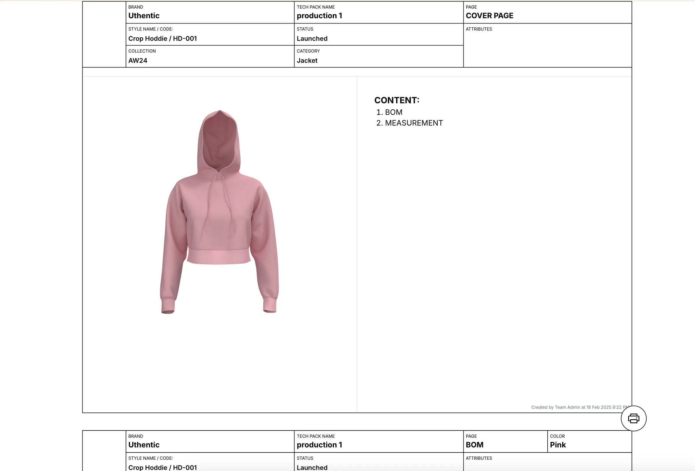 The downloaded file in PDF Format, you'll receive the file that looks like this: