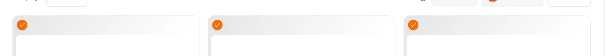 Select All ticked with the number of selected styles and the Actions button