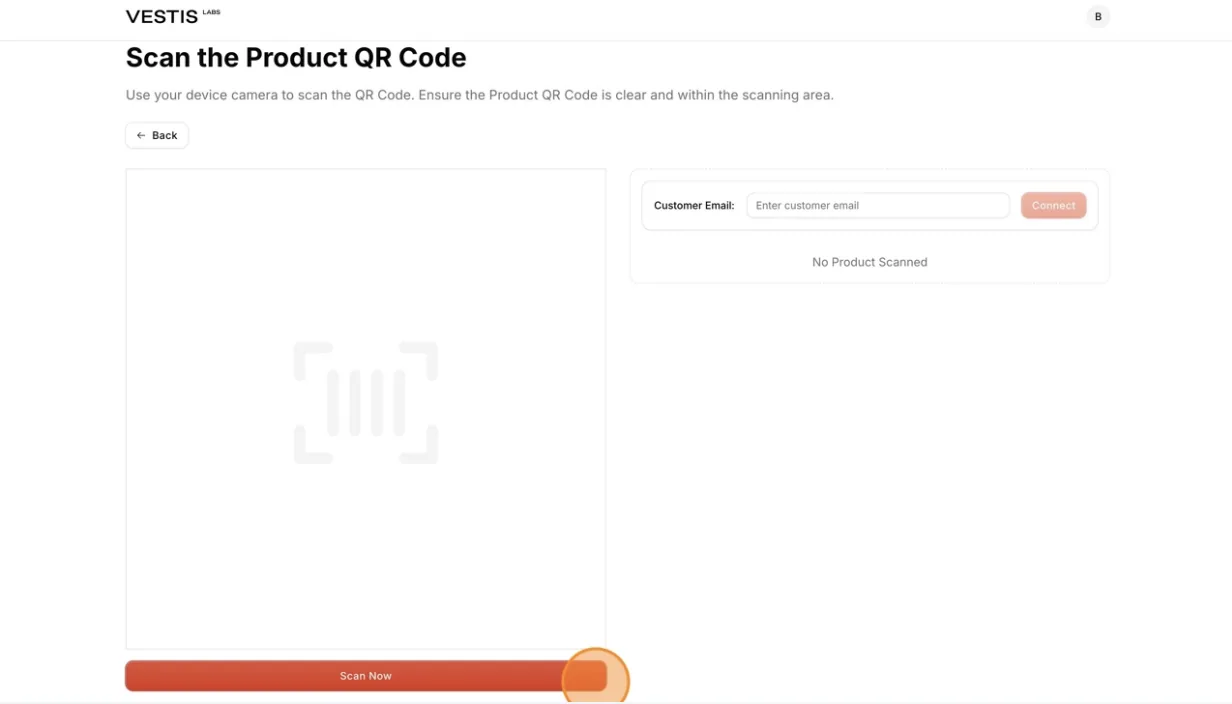 Scan the QR of the Product using the Camera on your device.