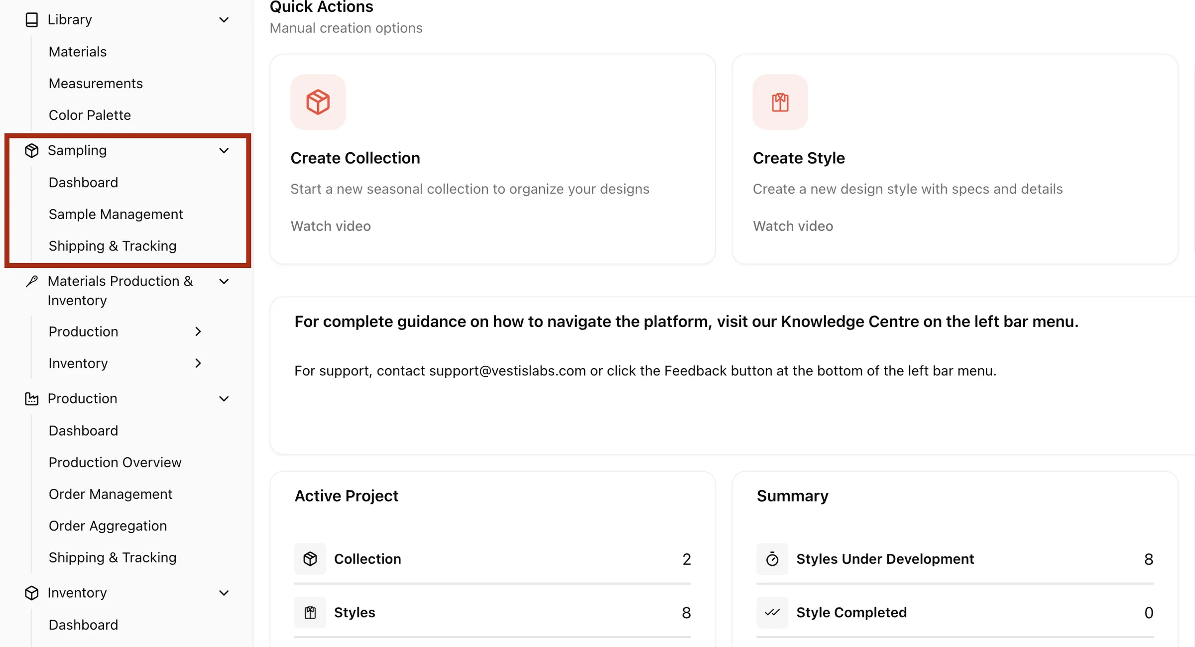 Track the shipment of samples between locations, including carrier and delivery status.