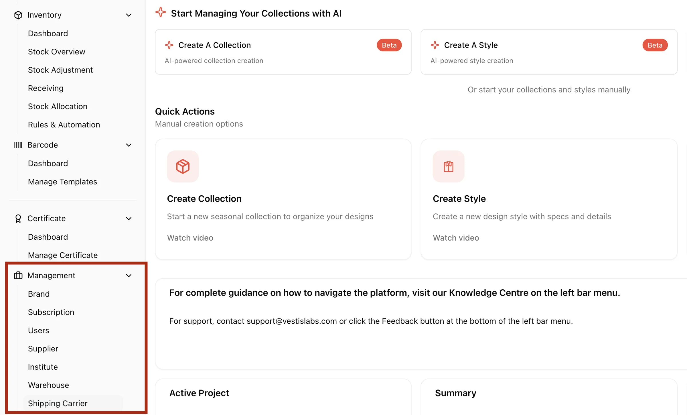 Manage the shipping carriers available for use in Production and Sampling shipment tracking.