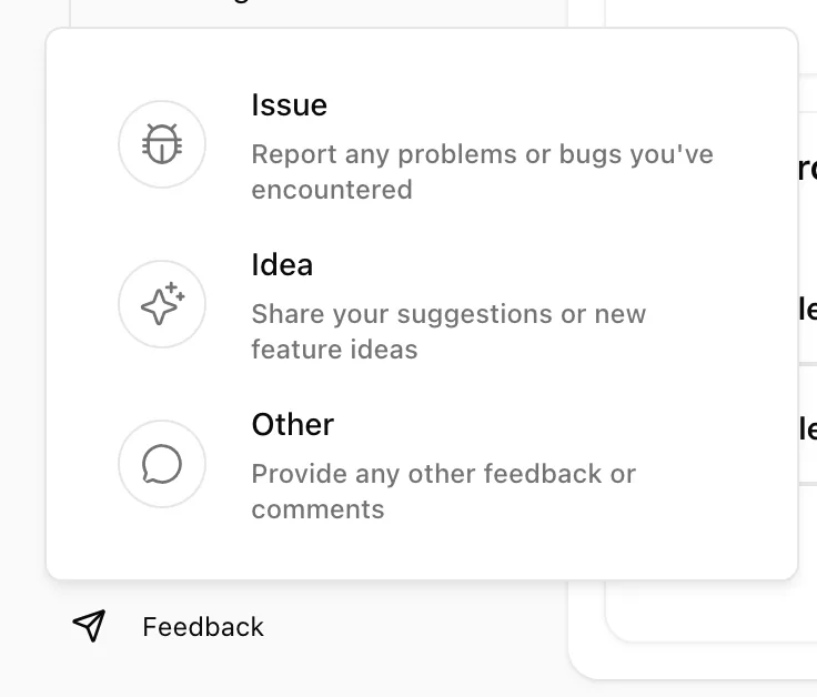Feedback