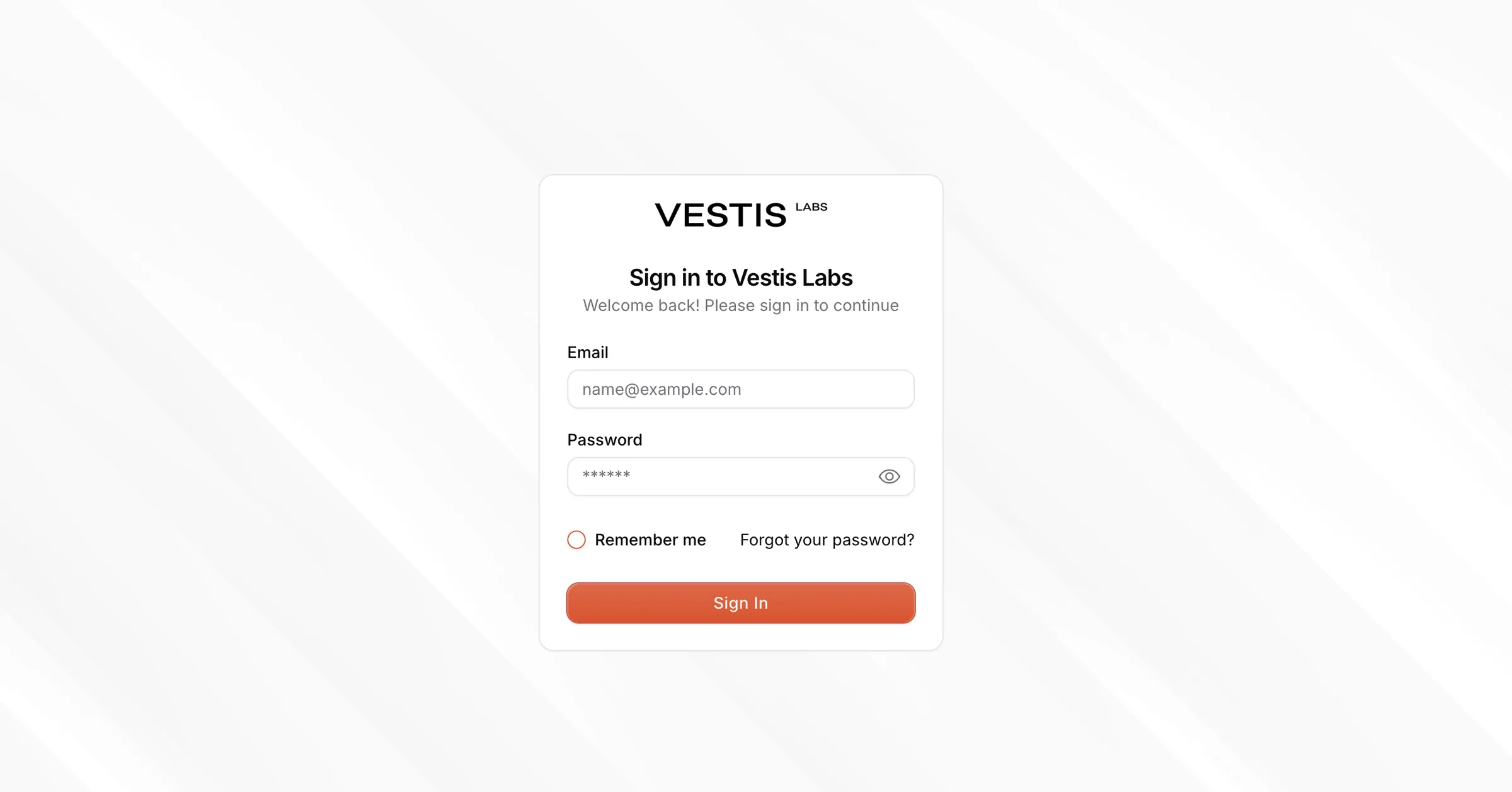 The registration confirmation shown before the app opens.