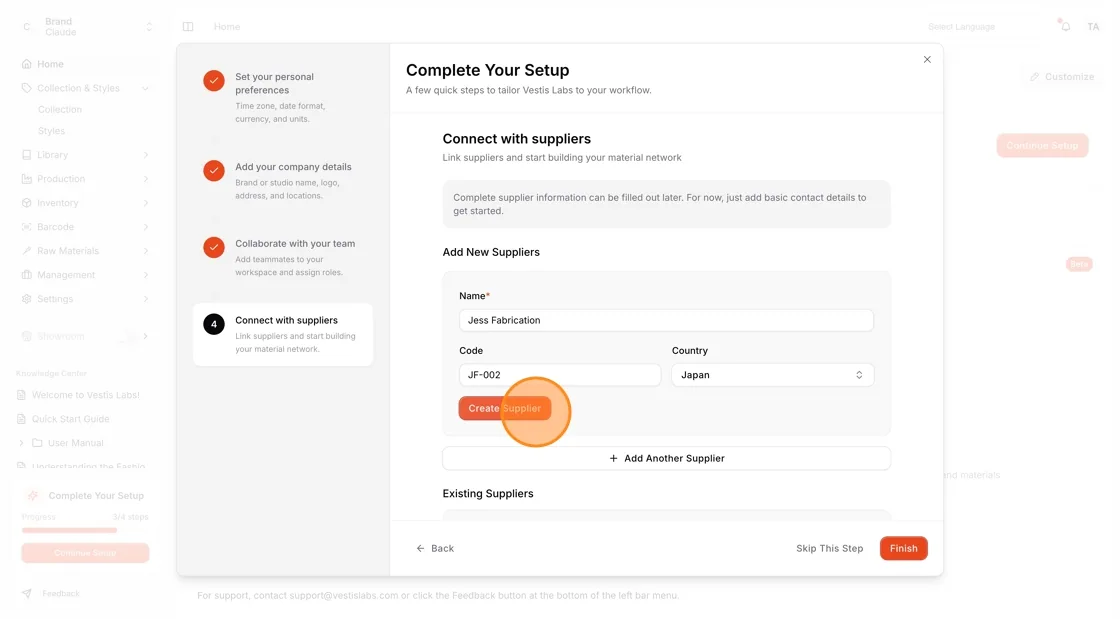 Connect With Your Suppliers