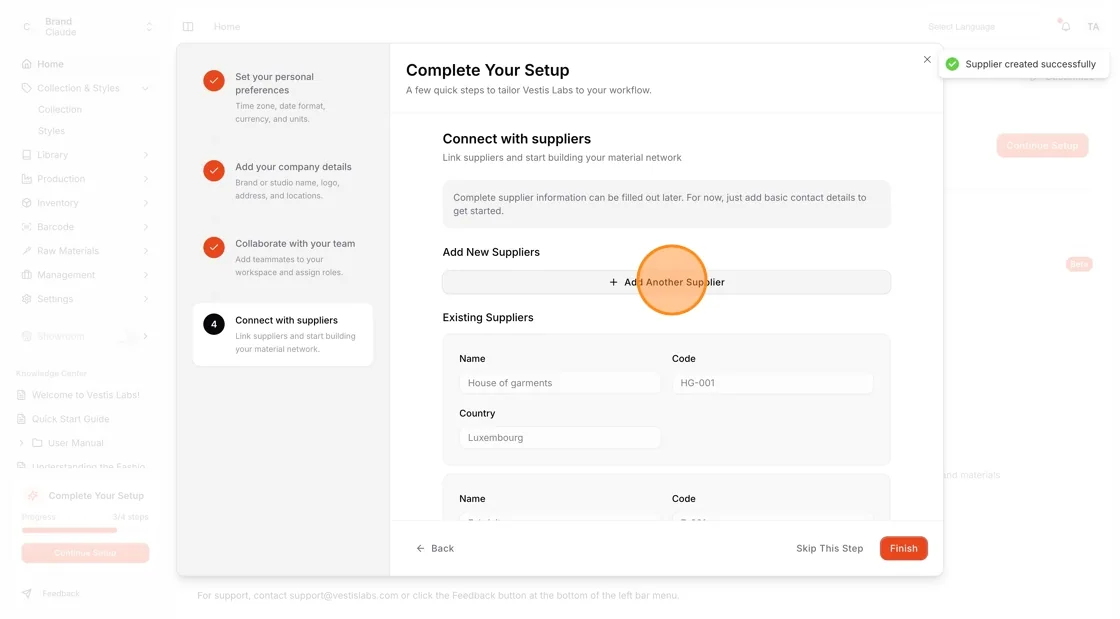 Connect With Your Suppliers