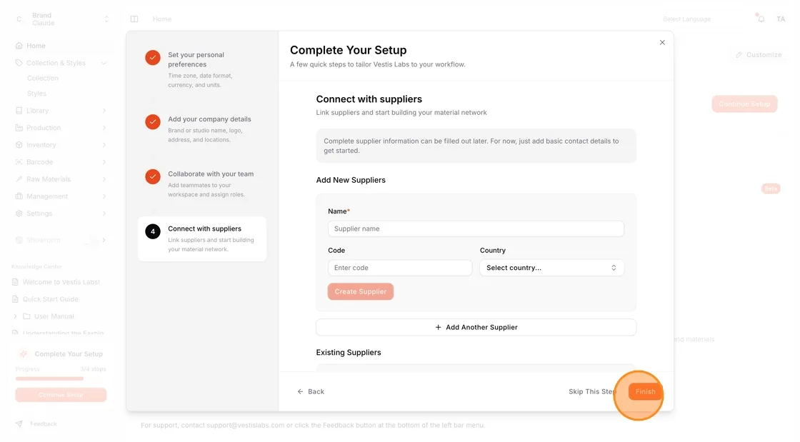 Connect With Your Suppliers