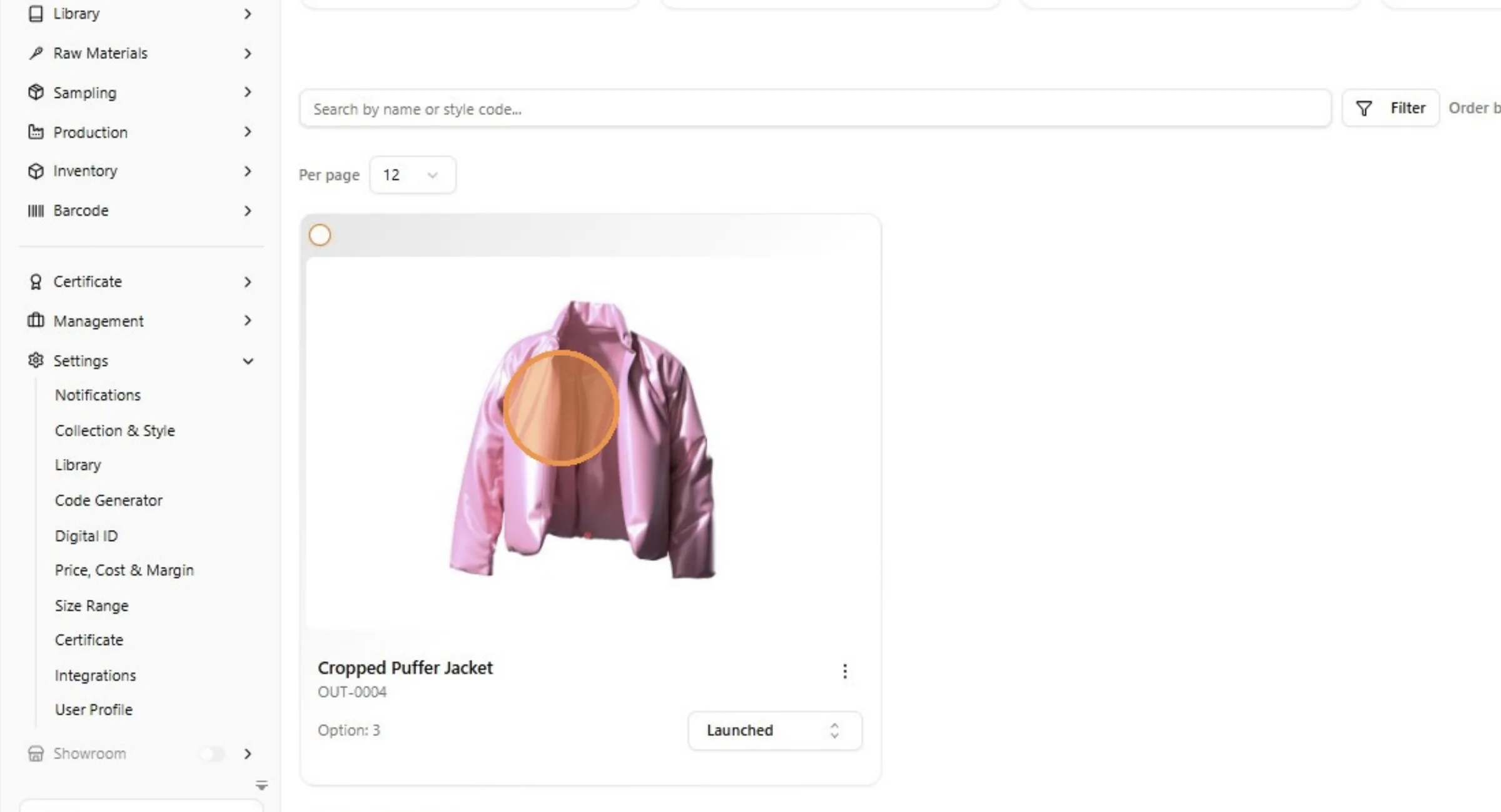 Click on the Styles.
