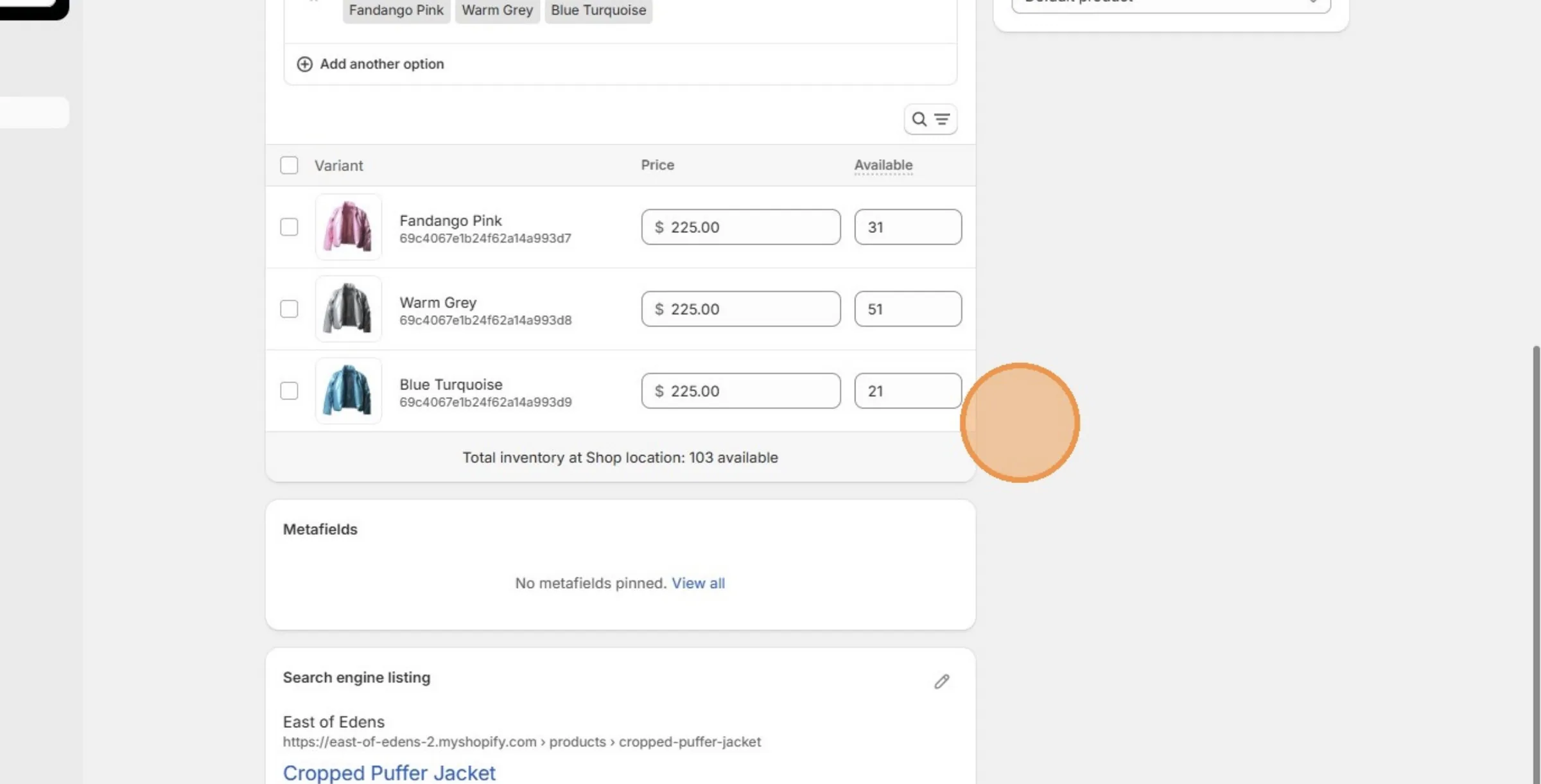 Click reload on the page to see the changes.
