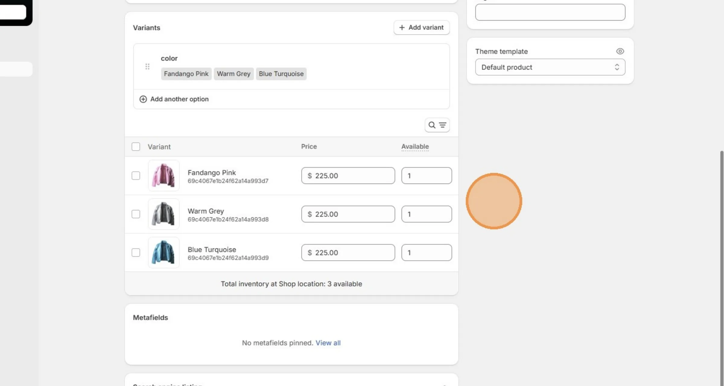 Click reload on the page to see the changes.