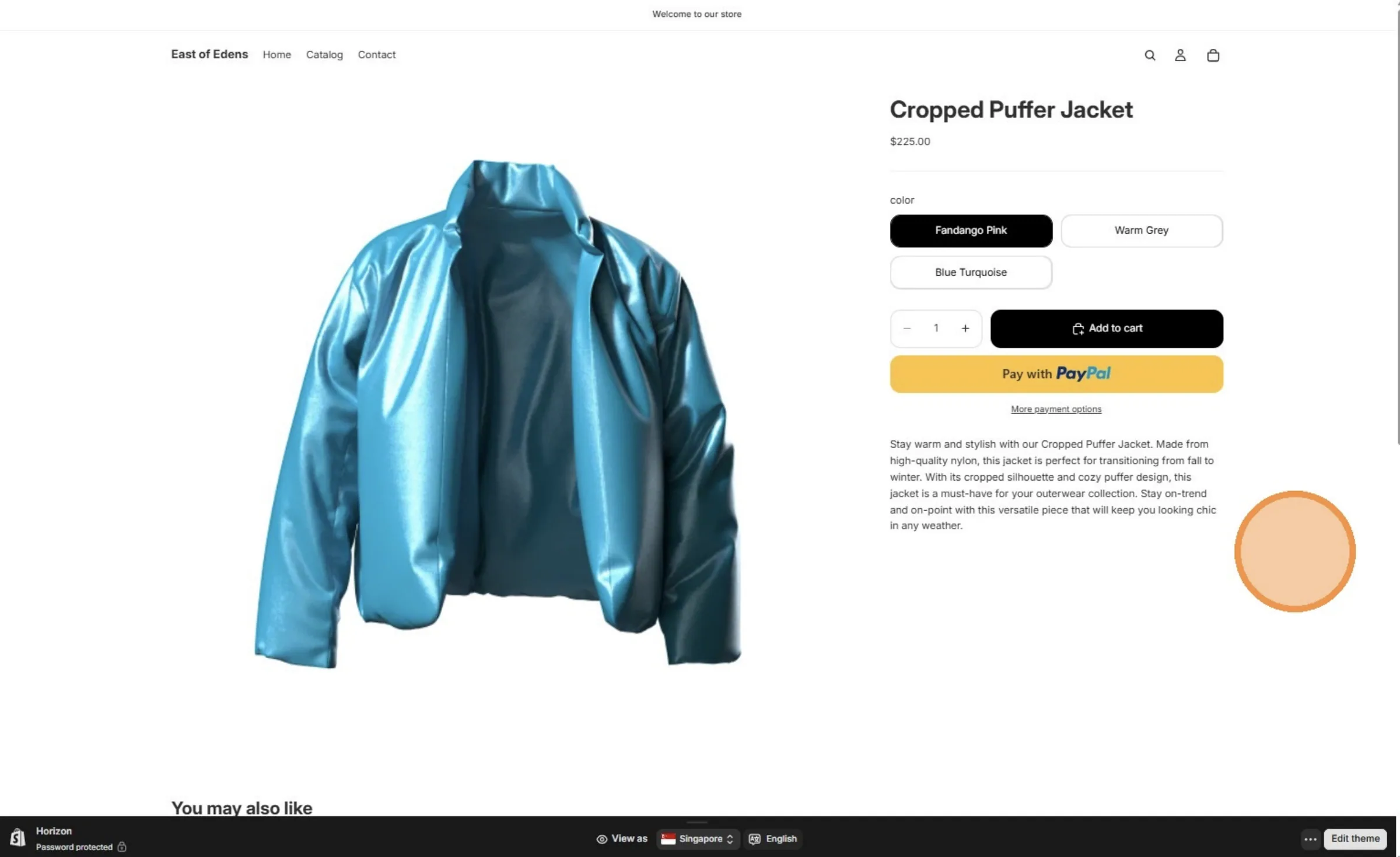 Scroll down to the bottom of the product page to locate the Product Journey section.