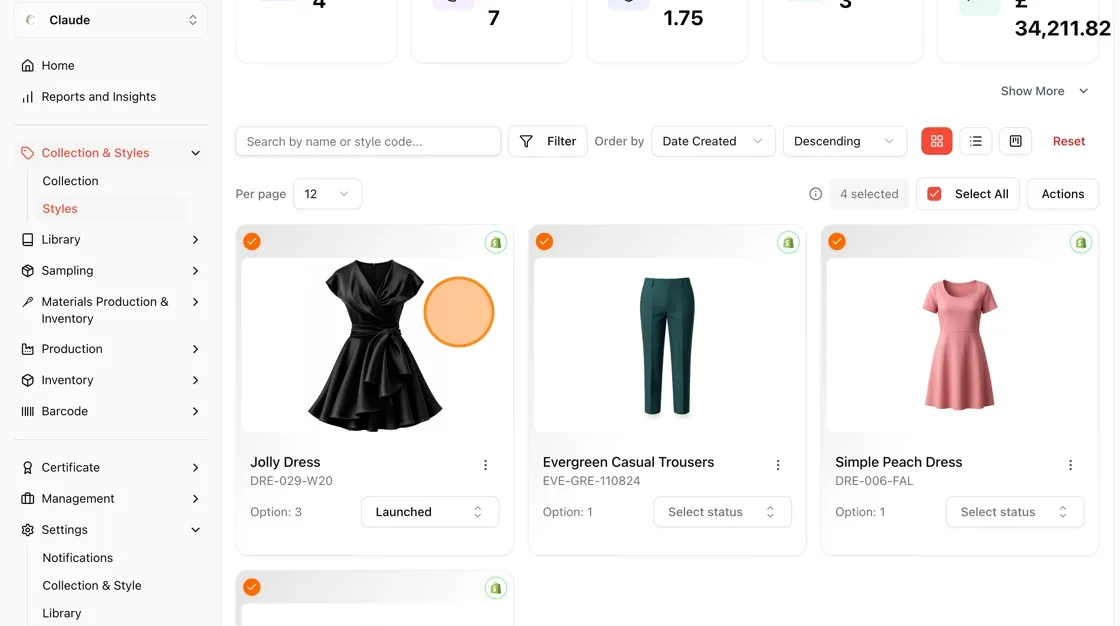 Updating synced data from Vestis Labs to Shopify