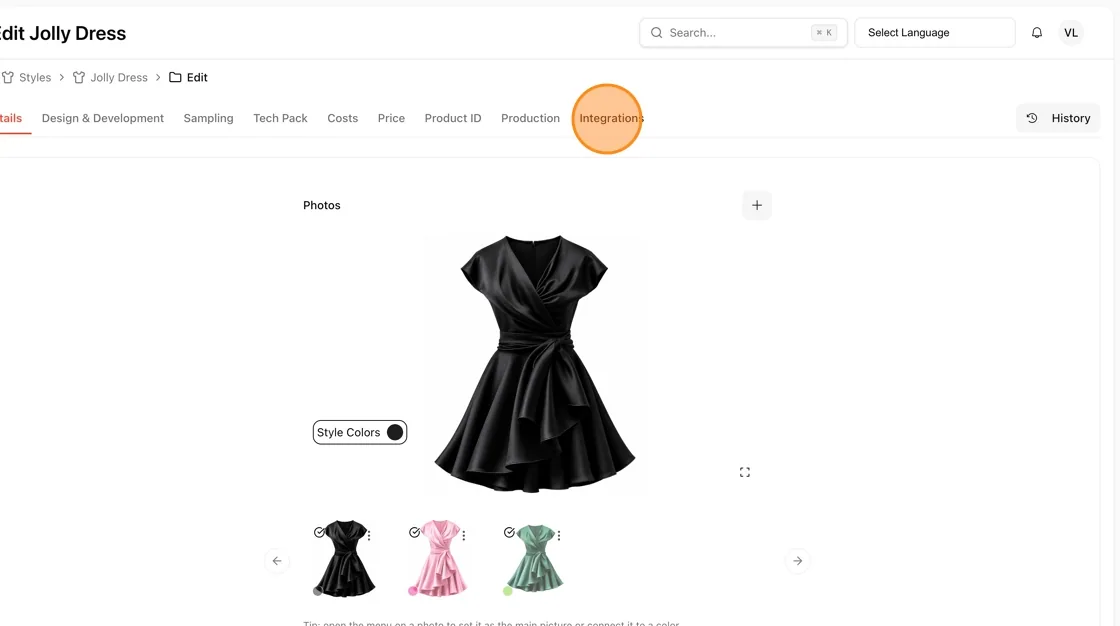 Open Integrations to compare with Shopify