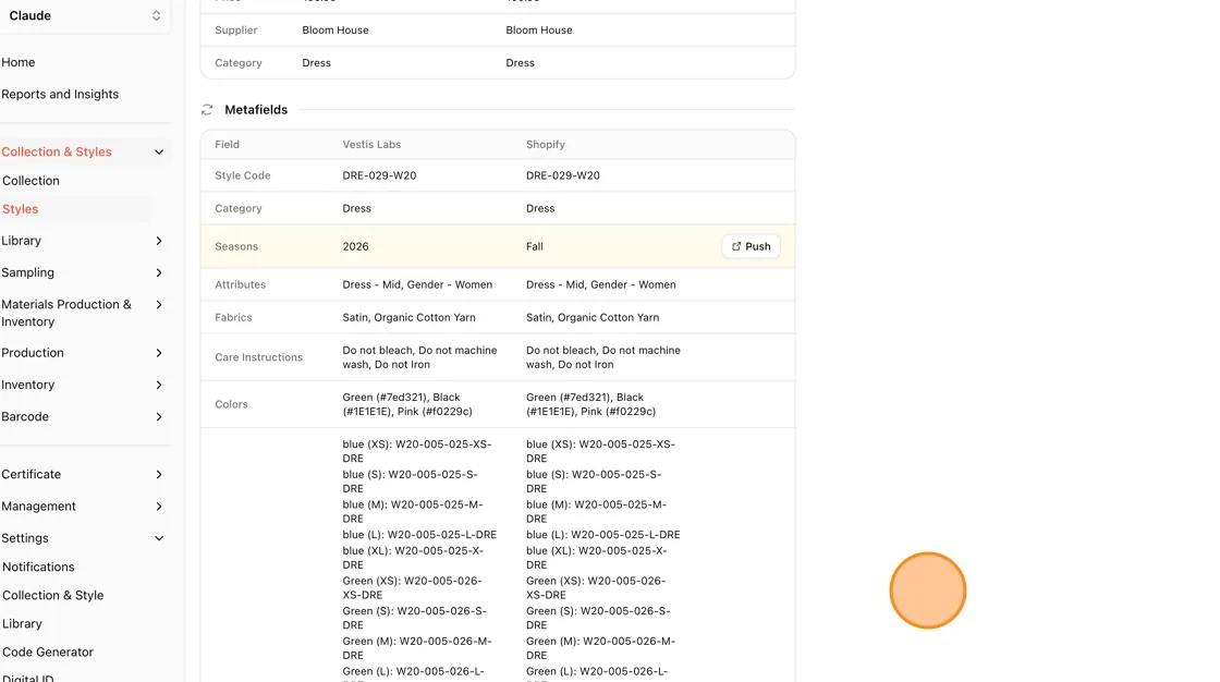 How the comparison feature works:
