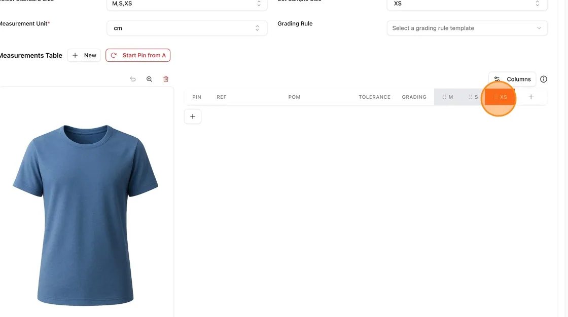 Users can rearrange the table columns by dragging and dropping the column names, making it easier to customize the…