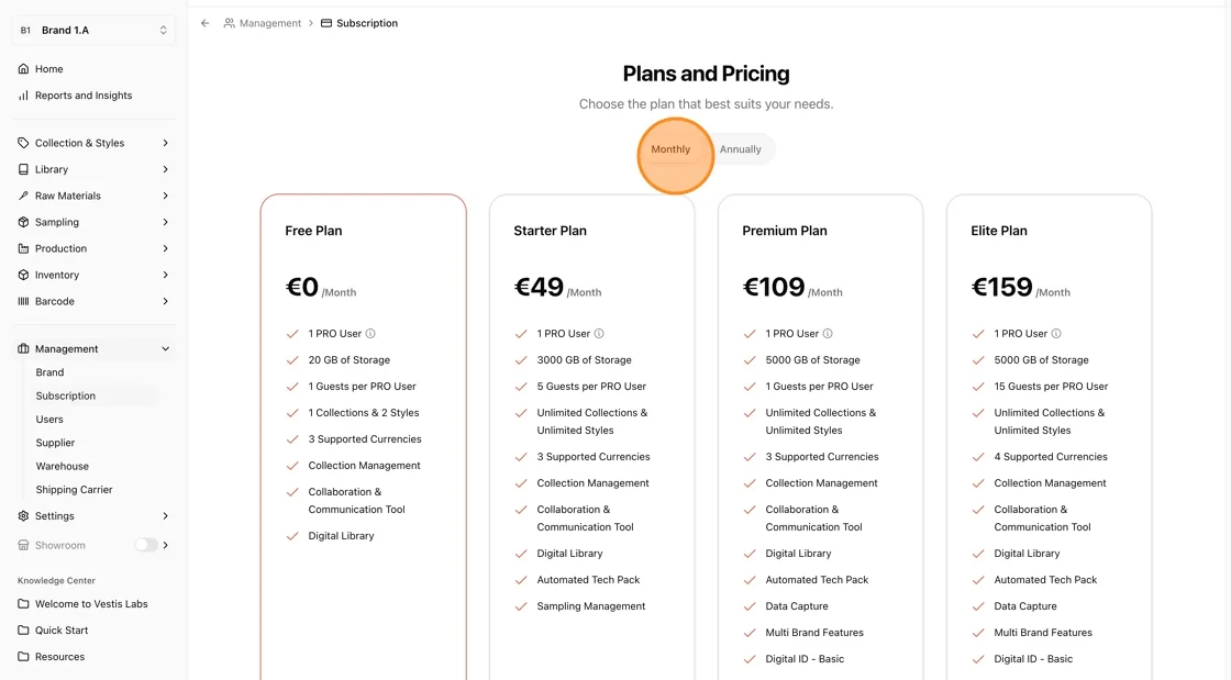 Carefully compare the features included in each plan and select the one that best fits your needs.