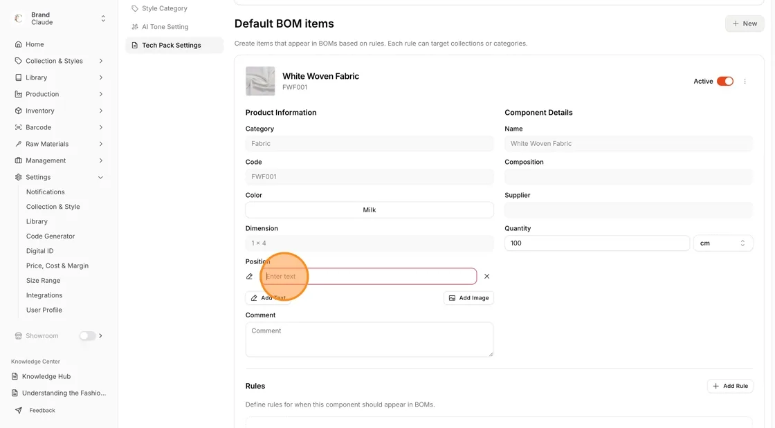 Add additional information: