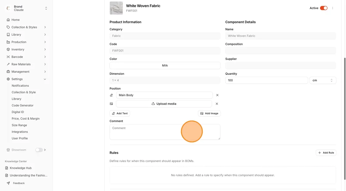 Add additional information: